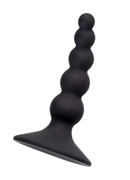 Popo Bootes Anal Plug Silikon Siyah 10 Cm