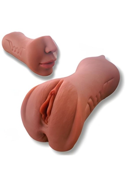 3 Girişli Vajina Anal Oral Mastürbatör