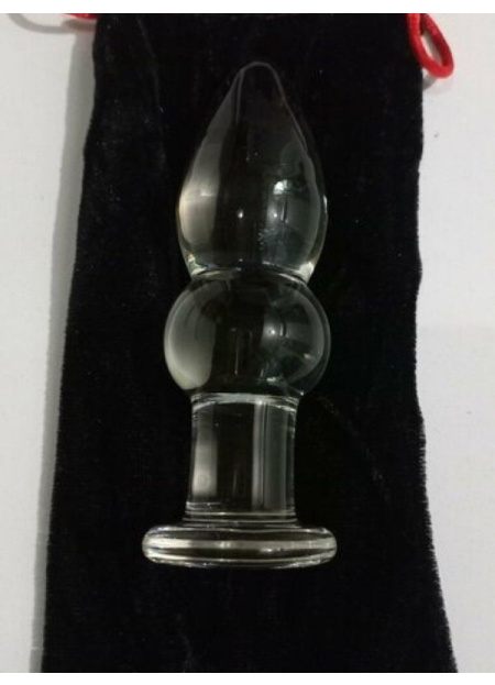 Çift Boğumlu Cam Anal Plug 11Cm