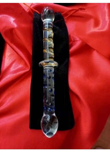 Çift Taraflı Cam Dildo