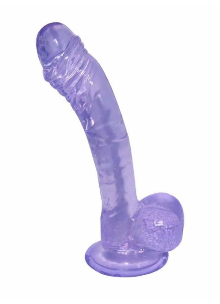 19 Cm Boyunda Mor Dildo