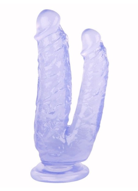 Seks Shop 19 Cm Mor Çiftli Penis