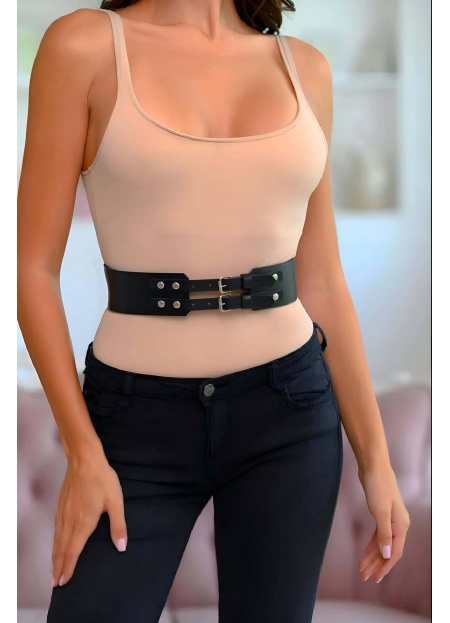 Elbise Kemeri 2 Tokalı Şık Kadın Kemer