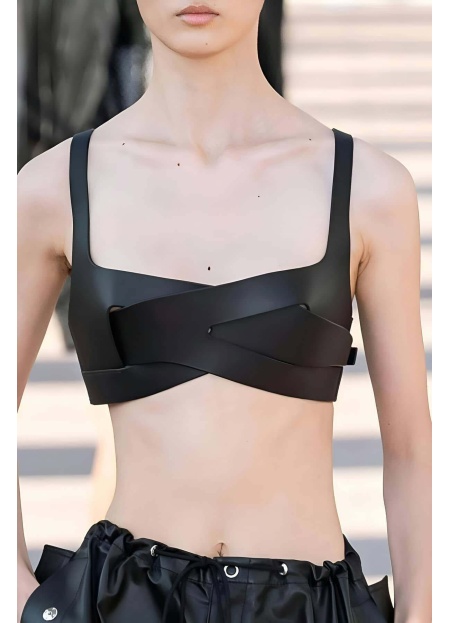 Deri Bra Deri Sütyen Gögüs Harness