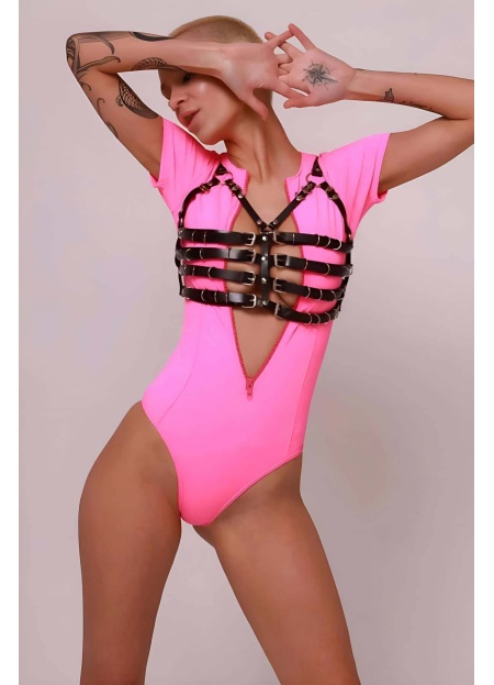 Fantazi Deri Göğüs Kemeri Göğüs Harness