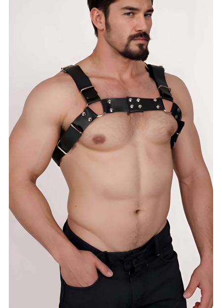 Erkek Göğüs Harness Fantazi Giyim Seksi Clubwear