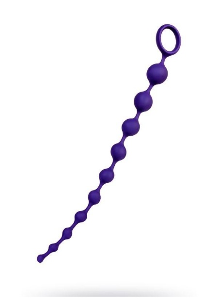Grape Anal Zinciri Silikon Mor 35 Cm