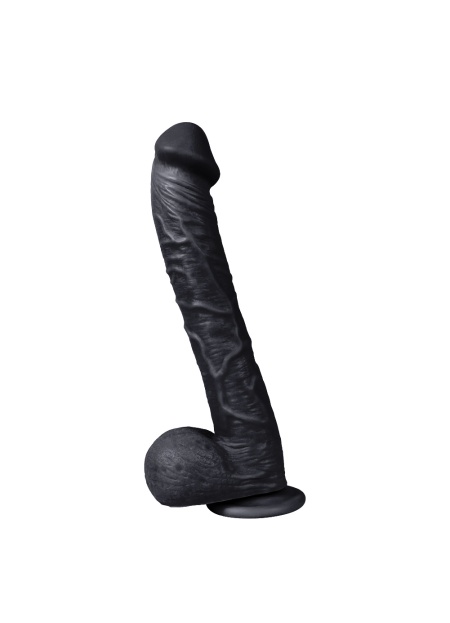 33 Cm Zenci Dev Gerçekci Dildo Penis