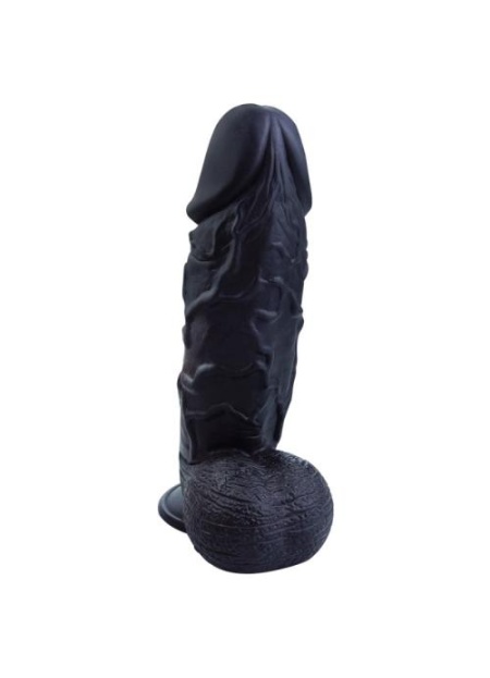 Seks Shop 26 cm Siyah Zenci Penis Realistik Dildo