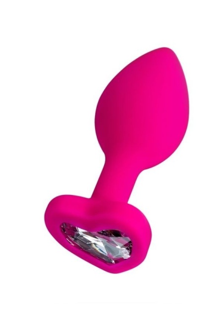 Censan Diamond Heart Anal Plug Pembe 7 cm 18 g