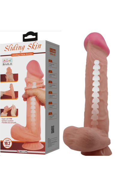 26 cm Kıkırdaklı Gerçek Cilt Yapısında Dev Dildo Penis