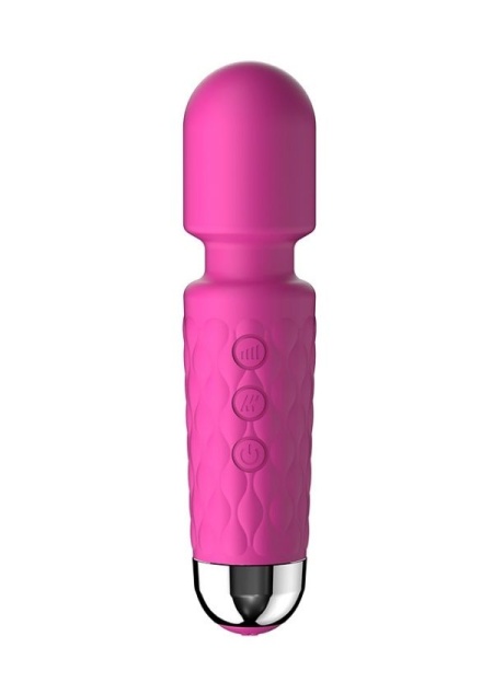 Censan Mini Wand Massager Şarjlı Vibratör - Pembe