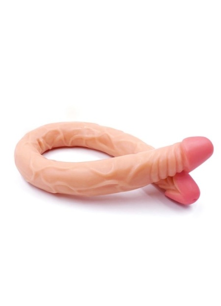 Censan Ten Rengi 55 cm Çift Taraflı Dildo Model No:1034