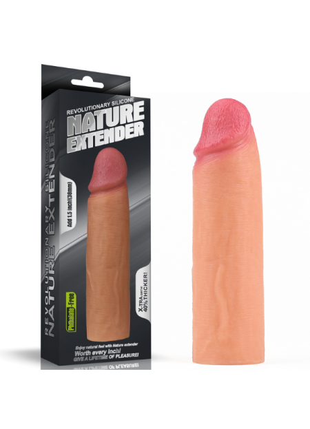 Censan Add 1.5 İnç Revolutionary Silicone Nature Extender Penis Kılıfı