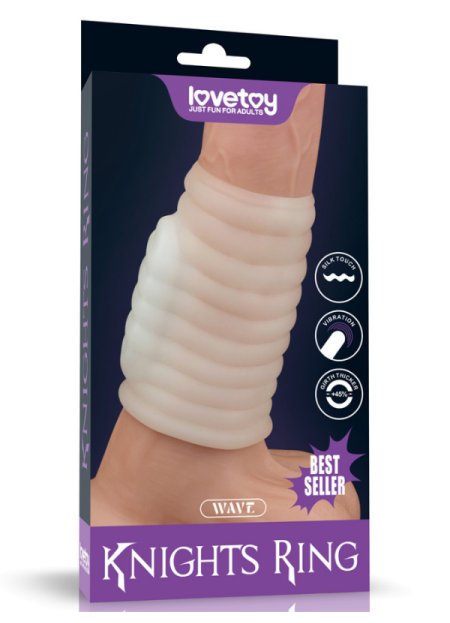 Censan Vibrating Wave Knights Ring (Beyaz)