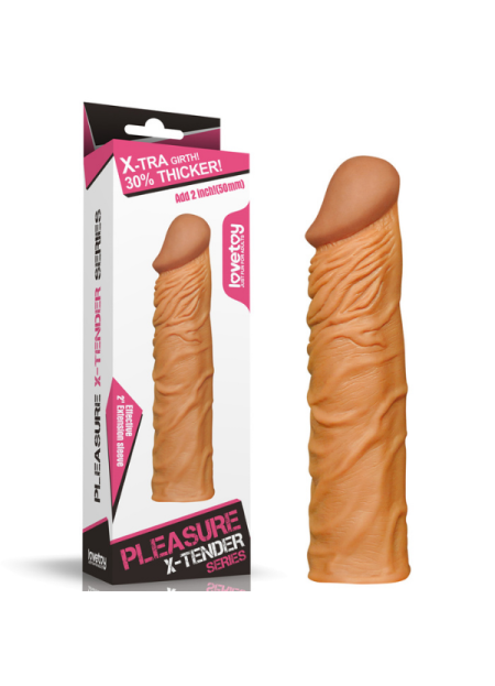 Censan Add 2 Pleasure X Tender Penis Sleeve Brown