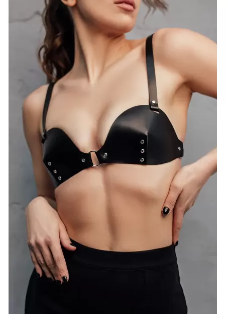 Fantezi Deri Sütyen Harness