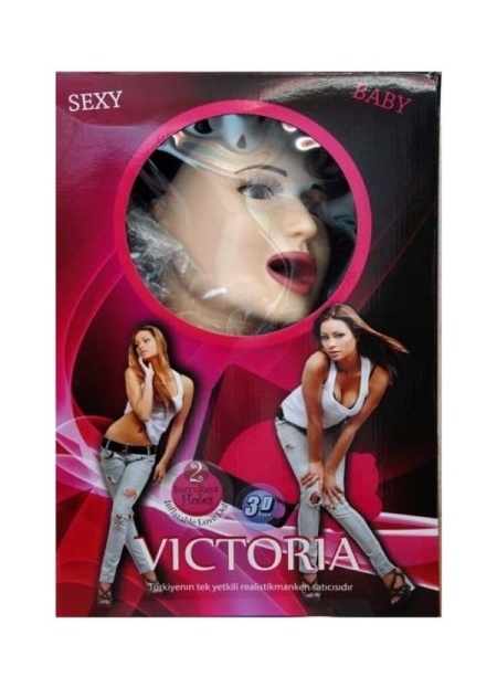 Censan Esmer Victoria Büyük Boy Titreşimli Sesli Realistik Şişme Kadın