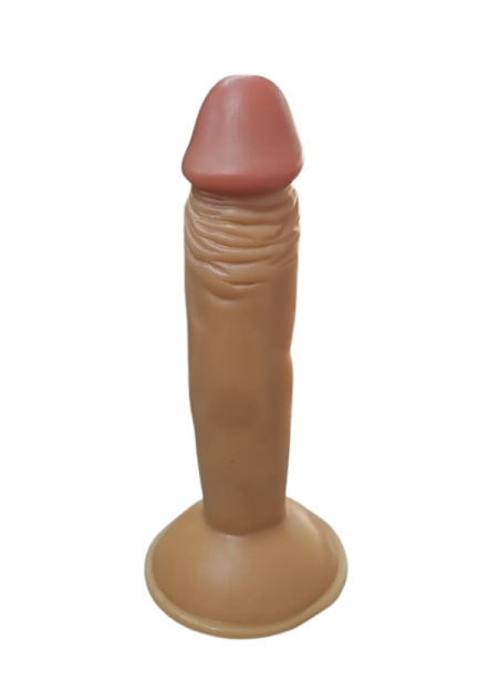 Gerçekçi Testissiz Melez Dildo 18 cm