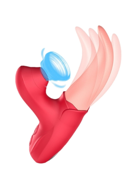 Censan 10 Modlu Dil Yalama ve Emiş Vibratörü – G Noktası, Klitoris ve Meme Ucu Uyarıcı