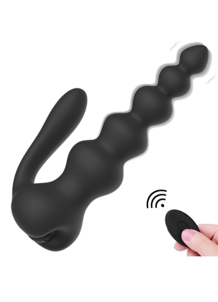 Censan Neue 10 Fonksiyonlu Titreşimli Anal Boncuklu Plug – Kablosuz Kumandalı