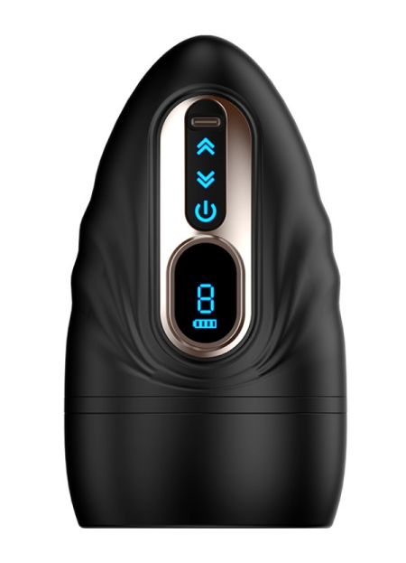 Censan Şarjlı Isıtmalı ve Titreşimli Silikon Dudak Girişli Otomatik Oral Mastürbatör