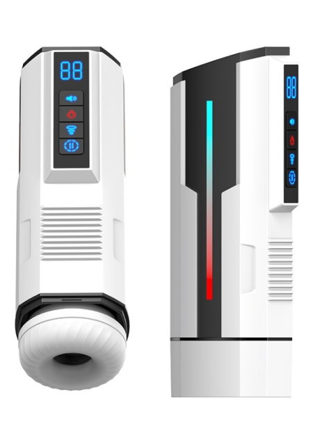 Censan Traveler 2 Generation – Isıtmalı, İnleme Sesli, İleri Geri Hareketli, Emiş ve Titreşimli Otomatik Mastürbatör