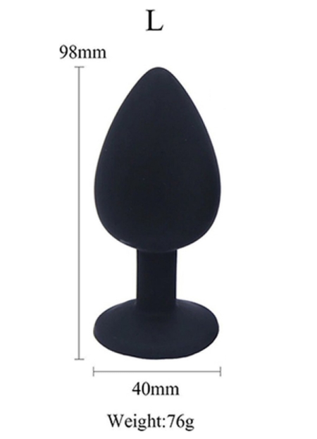Censan Silikon Anal Tıkaç L Boy