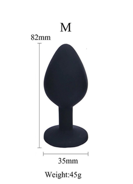 Censan Silikon Anal Tıkaç M Boy