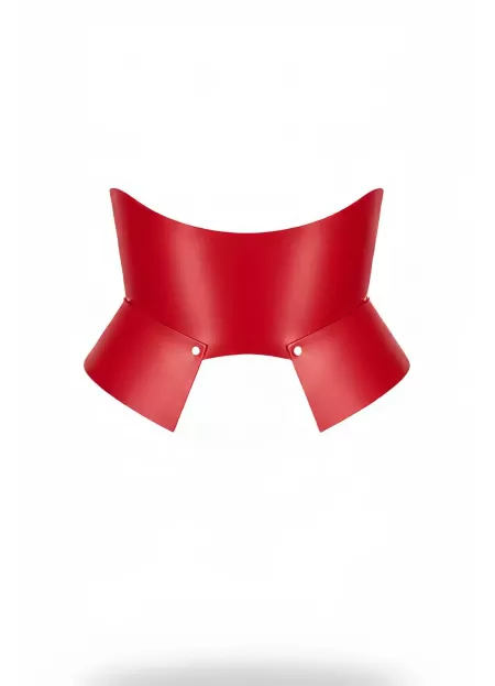 Kırmızı Deri Geniş Kadın Kemeri, Korse Deri Kemer - APFT611