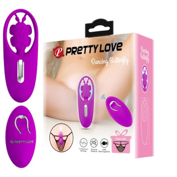 Giyilebilir Kelebek Külot Vibratör 12 Titreşimli Usb Şarjlı