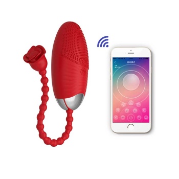 Telefon Kontrollü Yumurta Vibratör Kırmızı