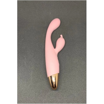 Isıtmalı Rabbit Vibratör Çift Uyarıcılı ve Şarjlı