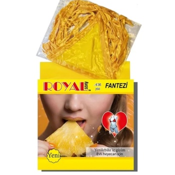 Censan Royal Yenilebilir Tanga Sütyen Ananas Aromalı