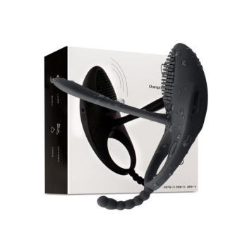 Censan Love Glow Love Desire 3’ü 1 Arada Klitoris, Anal ve Vajinal Uyarıcı – Titreşimli Testis ve Penis Halkası