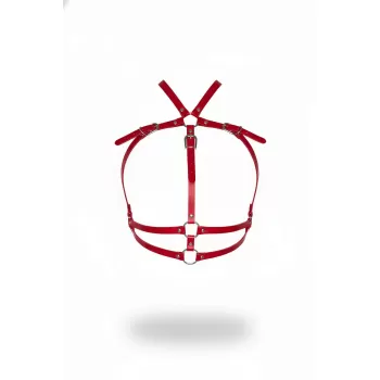 Kırmızı Kadın Kemer O Halka Detaylı Vücut Aksesuarı - APFT728