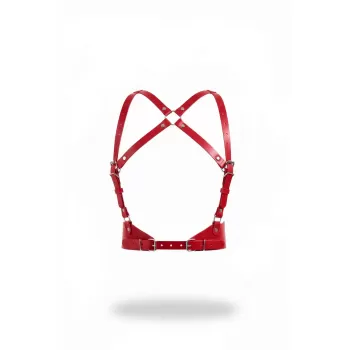 Kırmızı Kadın Kemer Çapraz Detaylı Vücut Aksesuarı - APFT925