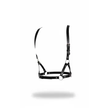 Siyah Kadın Kemer O Halka Detaylı İnce Deri Vücut Kemeri - APFT938