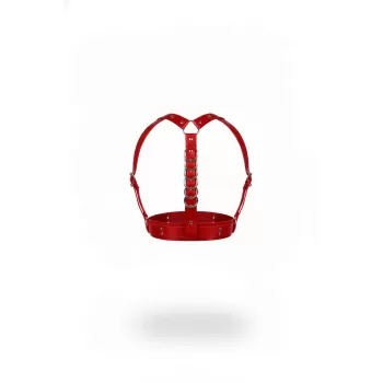 Kırmızı Kadın Kemer Halka Detaylı Vücut Aksesuarı - APFT976