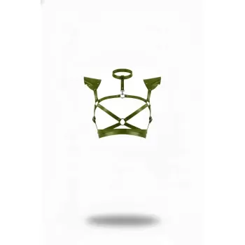 Haki Kadın Kemer Omuz Detaylı Çapraz Vücut Aksesuarı - APFT996