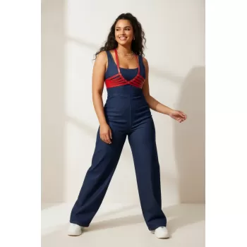 Büyük Beden Kırmızı Kadın Kemer Deri Vücut Kuşağı Aksesuarı - APFT199