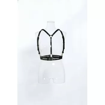 Siyah Kadın Kemer Vücut Aksesuarı Ayarlanabilir Tokalı - APFT1113