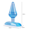 Mini Jel Dokulu Anal Plug Mavi