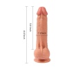 Çift Katmanlı Et Dokusunda 21.5 Cm Realistik Dildo