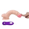 19 Cm Halka Detaylı Gerçekçi Tireşimli Dildo