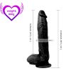 Realistik Zenci 30 Cm Uzun Kalın Penis Et Dokusu Dildo