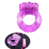 Güçlü Titreşimli Silikon Penis Halkası Penis Yüzüğü Mor