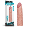 X-Large 3 Cm Dolgulu Realistik Penis Kılıfı Uzatmalı