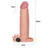 Et Dokusunda Titreşimli Penis Uzatma Kılıfı