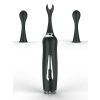 Üç Başlıklı Değiştirilebilir Vibratör Siyah